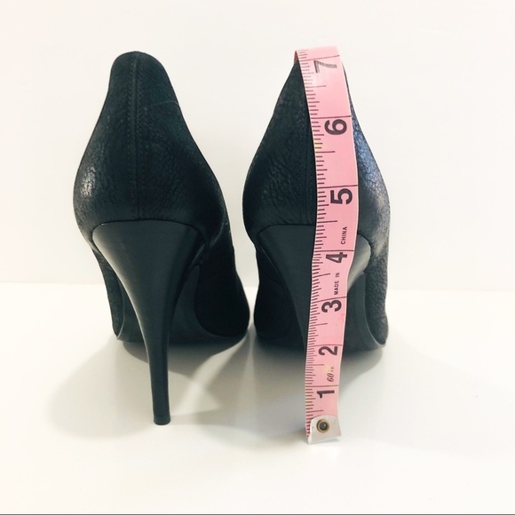 Allsaints Spatialfields Jacks Place Black Cap Toe Pump Size 40 - Picture 6 of 9